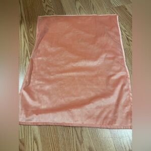 NWOT Coral Satin pillow case for standard size pillow